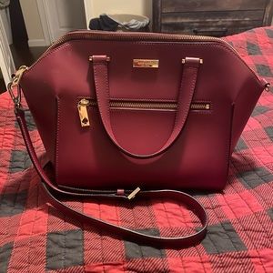 Large Kate Spade Satchel in the Color Berry Blitz